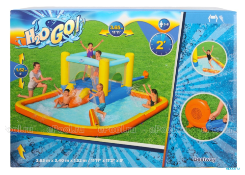 Bestway Аквапарк Beach Bounce, 365 x 340 x 152 см, 53381 Bestway - фото №15