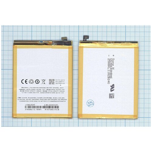 Аккумуляторная батарея BA741 для MeiZu E2 3400mAh / 13.09Wh 3,85V аккумулятор cameronsino cs mx741sl для meizu e2