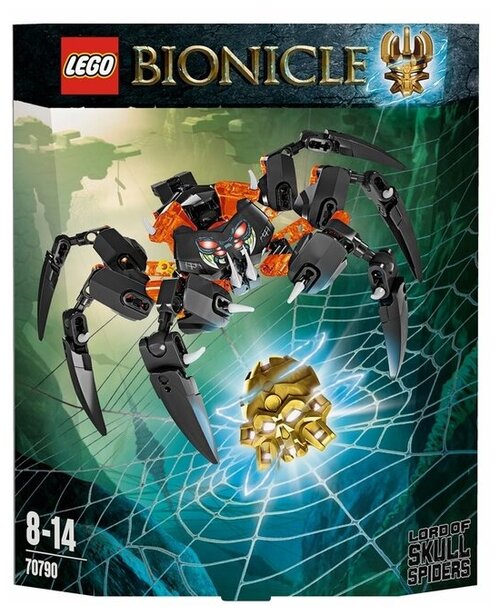 Конструктор LEGO Bionicle 70790 Лорд Паучий Череп, 145 дет.