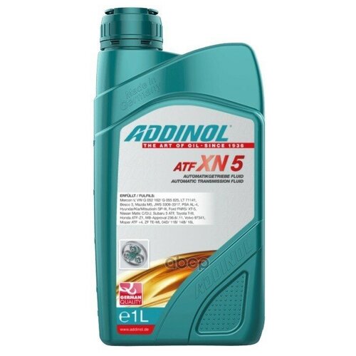 Жидкость Для Акпп И Гур Addinol Atf Xn 5, 1л ADDINOL арт. 4014766074997