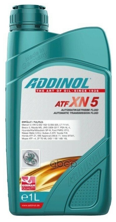 Жидкость Для Акпп И Гур Addinol Atf Xn 5, 1л ADDINOL арт. 4014766074997