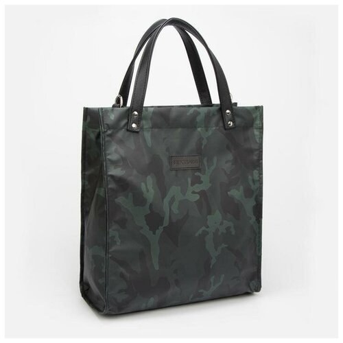 фото Тоут, отдел на молнии, длинный ремень, цвет хаки без бренда