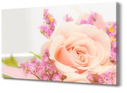 Картина на холсте "Цветы. Роза" PRC-58 (45x30см). Натуральный холст