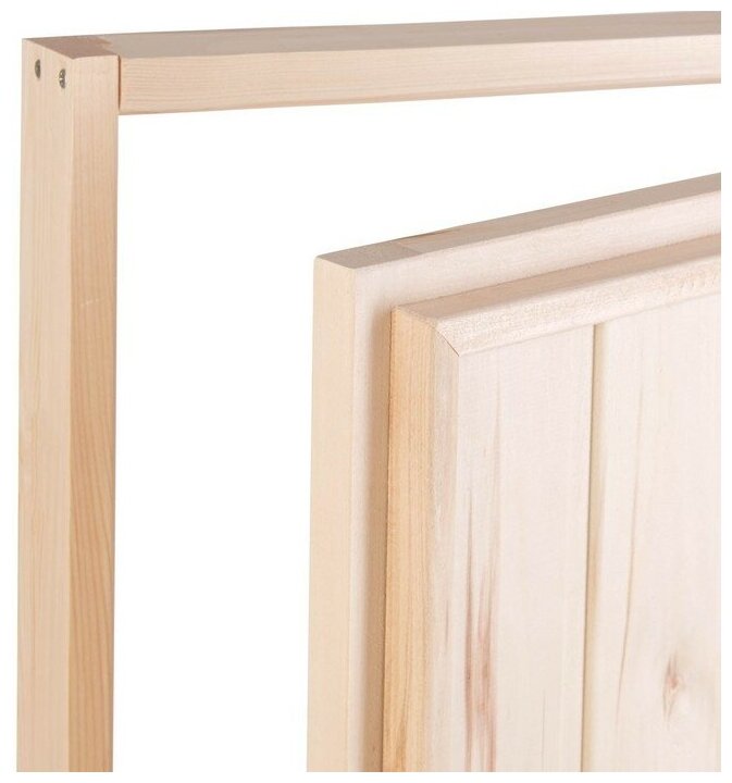 Дверь для бани и сауны "Эконом", липа 170×80см - фотография № 4