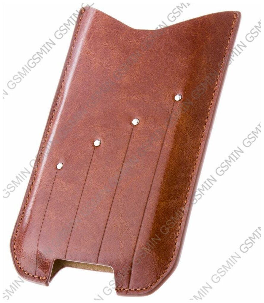 фото Кожаный чехол карман Euro 4 для HTC Incredible S / G11 / S710d (Коричневый)