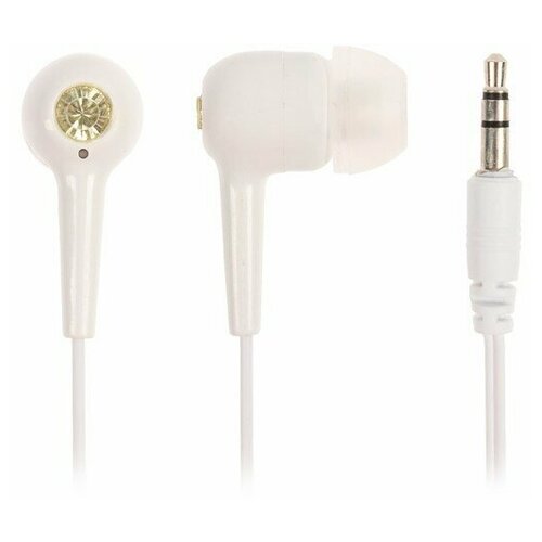 Наушники LuazON Брилиант W-02 вакуумные белые 26100₽