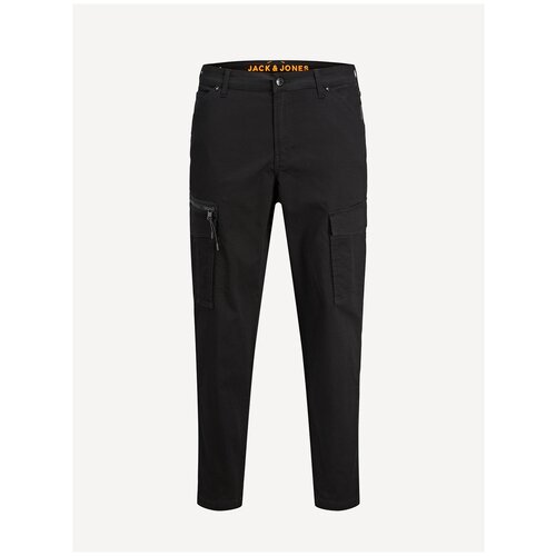 фото Jack & jones, брюки мужские, цвет: черный, размер: 31/32