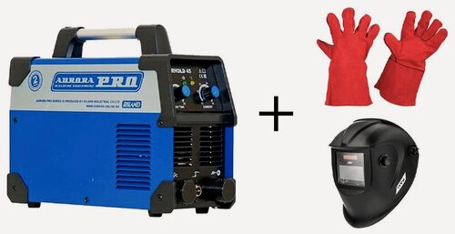Изображение товара Аппарат плазменной резки AuroraPRO AIRHOLD 45 + Маска сварочная Хамелеон и Краги