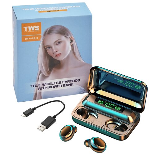 Беспроводные наушники для телефона смартфона Блютуз наушники с микрофоном модель F9-5 45800₽