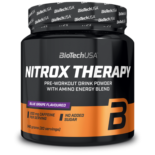 BioTechUSA Nitrox Therapy 340 гр, голубой виноград