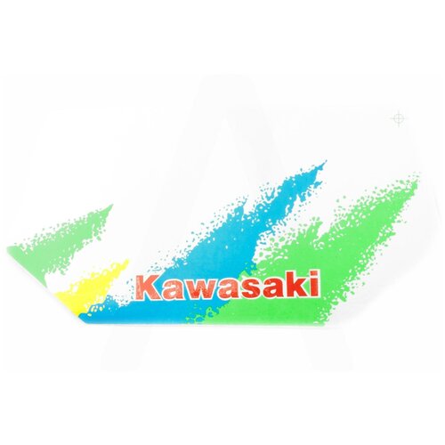 Наклейка логотип KAWASAKI (28х15см) (#2322)