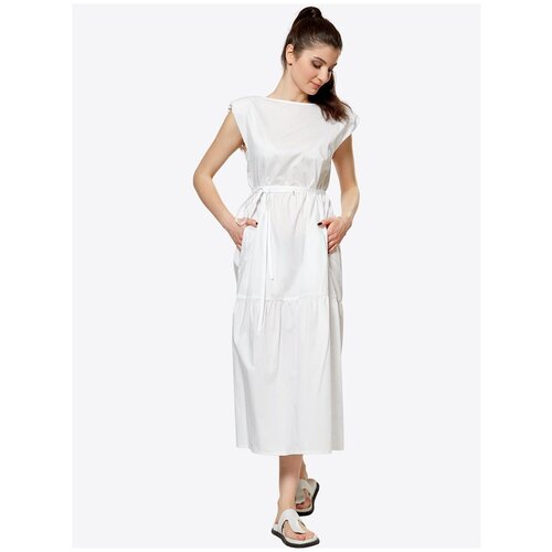 Платье Come Prima, размер 46, белый