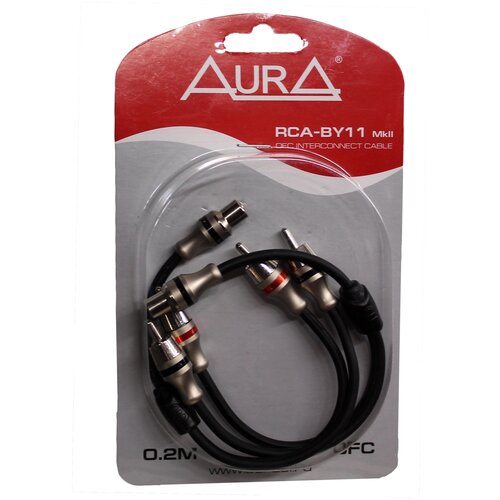 y коннектор aura rca cy12mkii Y-коннектор Aura RCA-BY11MKII