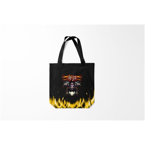 фото Сумка-шоппер / 40х40 см / рок / ария герой асфальта burnettie