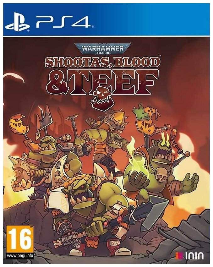 Warhammer 40.000: Shootas, Blood and Teef Русская Версия (PS4)