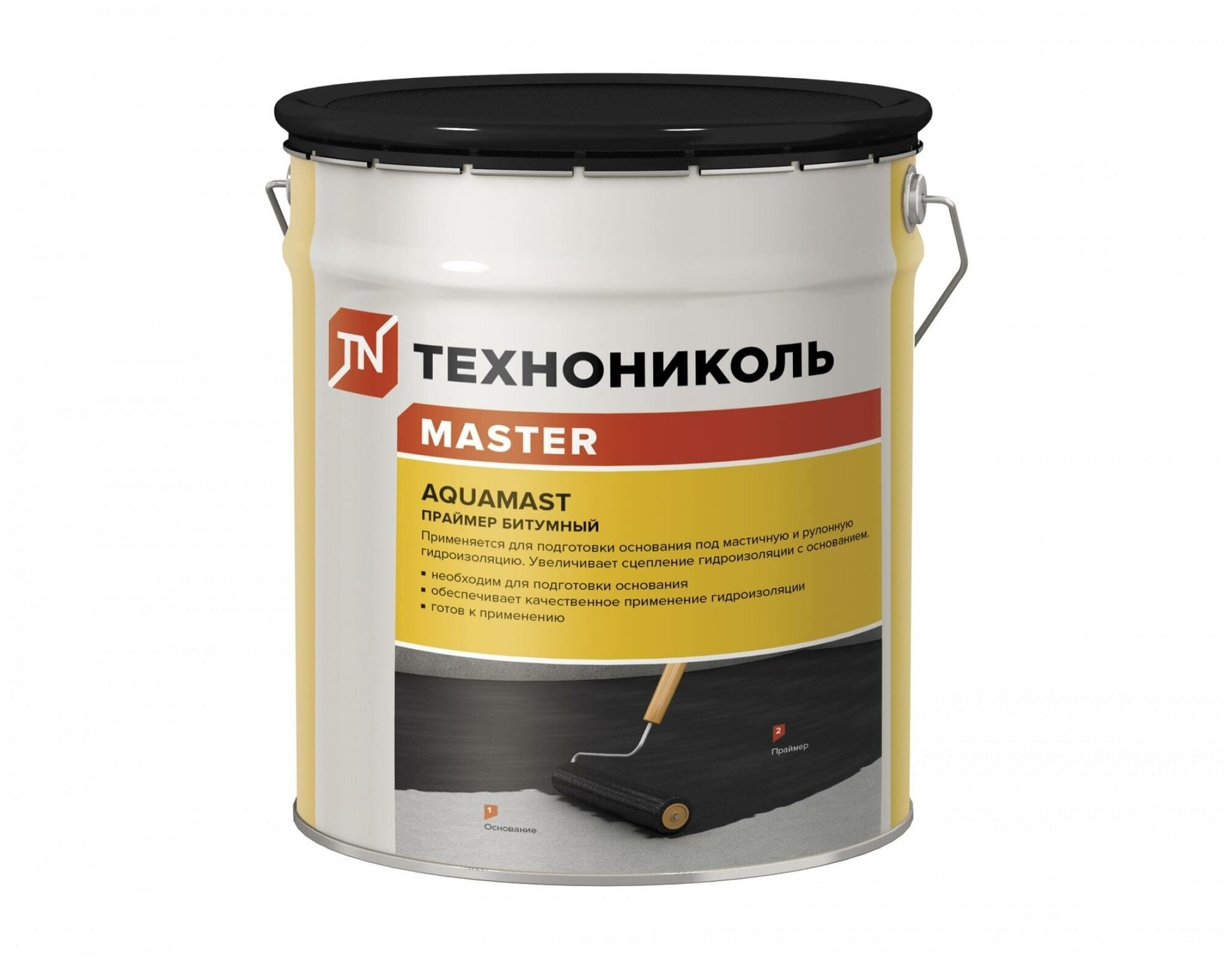 фото Праймер битумный Технониколь AguaMast, ведро 18 л