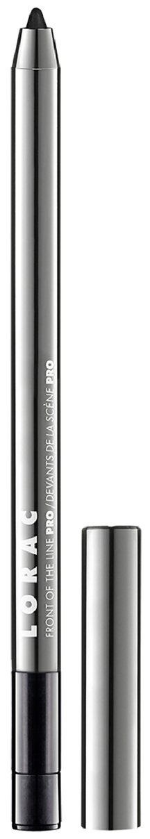 Lorac водостойкий карандаш для век front of the line pro eye pencil, оттенок black