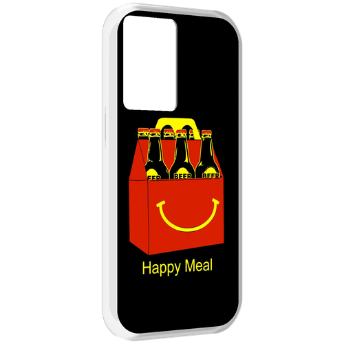 Чехол MyPads Happy Meal для OnePlus Nord N20 SE задняя-панель-накладка-бампер