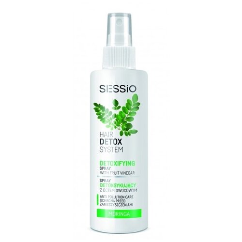 Купить Спрей для волос SESSIO HAIR DETOX SYSTEM детоксицирующий с фруктовым уксусом Моринга 200 мл, Sessio Professional