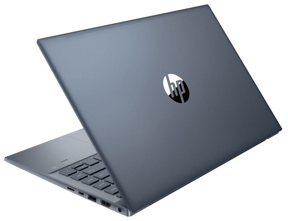 Ноутбук HP Pavilion 14-ec0030ur AMD Ryzen 5 5500U 21 GHz - 40 GHz 8192 Mb 14 Full HD 1920x1080 512 Gb SSD DVD нет nVidia GeForce MX450 2048 Mb Windows 10 Home синий 4E1V4EA