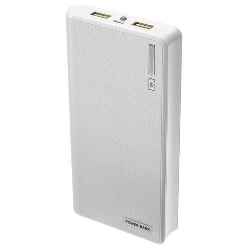 Luazon Home Внешний аккумулятор LuazON PB-01 NY 7200 мАч 2 USB 121 А фонарик белый 121400₽