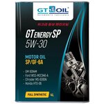 Моторное масло синтетическое GT Energy SP SAE 5W30 API SP 4 л - изображение