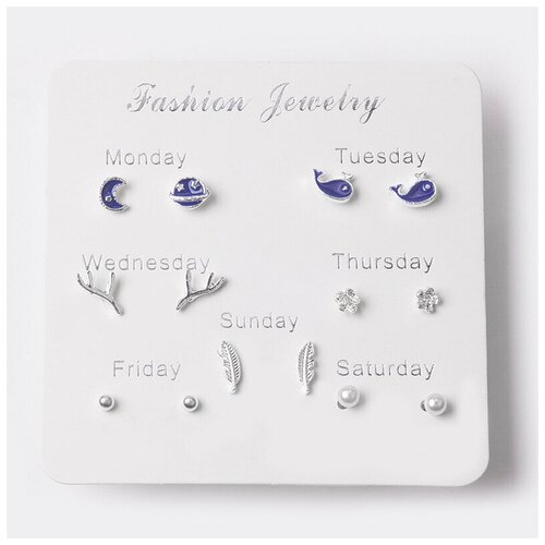 Комплект серег