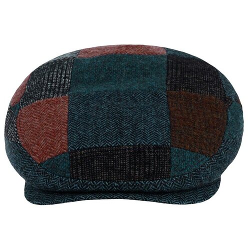 Кепка плоская STETSON 6380908 DRIVER CAP PATCHWORK, размер 61