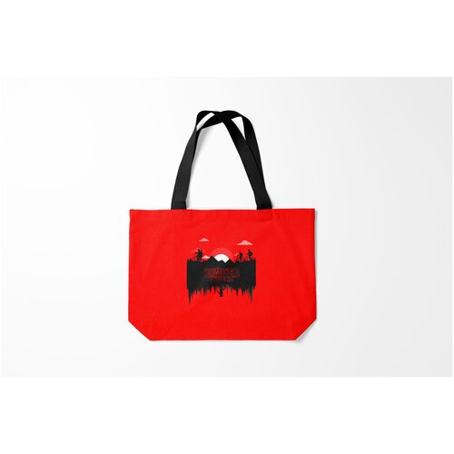 фото Сумка-шоппер / 46х35 см / сериалы / очень странные дела burnettie