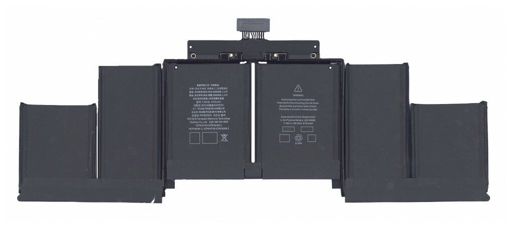 Аккумулятор для ноутбука Apple MacBook Pro 15 Retina A1398 (2015)(A1618) 11.36V 8755mAh 99.5Wh, черный, HC/ORG