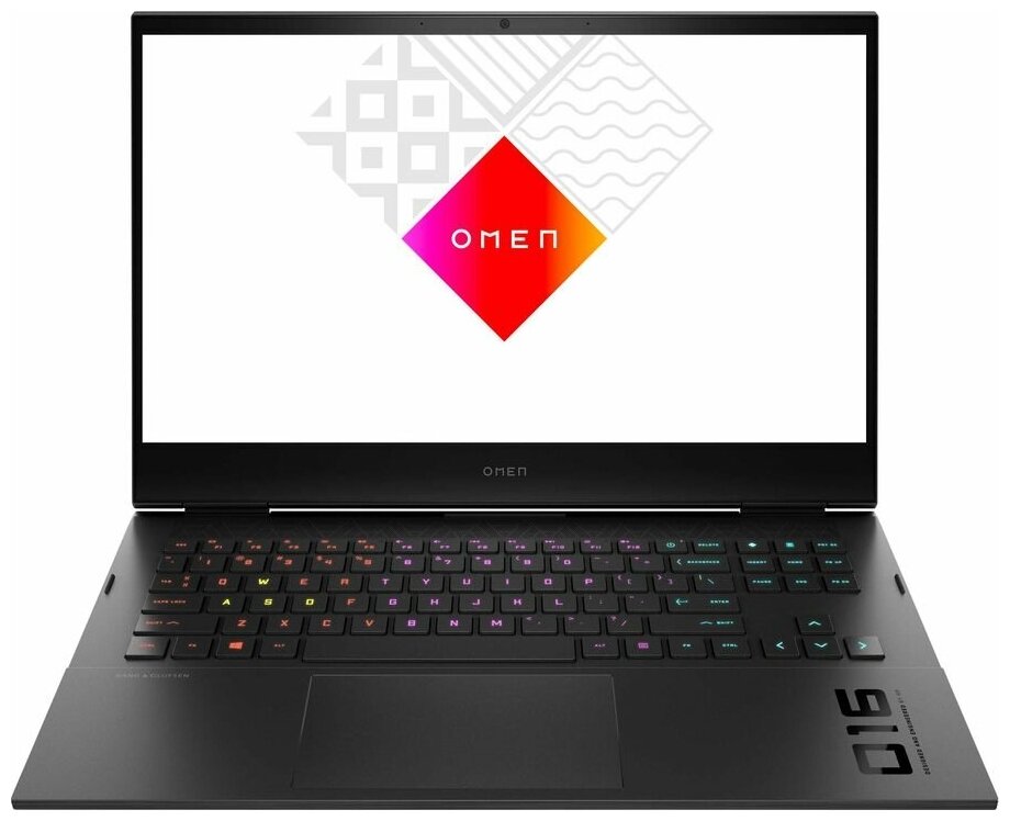 Ноутбук HP Omen 16-b0035ur 4E3X3EA 161 Core i5 11400H 16Gb SSD 1024Gb GeForce RTX 3060 для ноутбуков Черный
