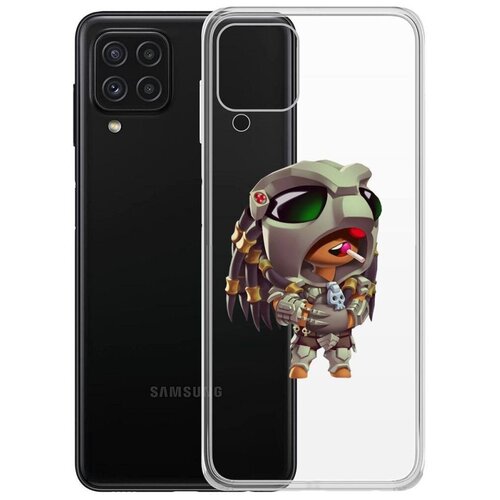 Чехол-накладка Krutoff Clear Case Brawl Stars-Леон Хищник для Samsung Galaxy A22/M22 (A225/M225) чехол накладка krutoff clear case щенок в корзине для samsung galaxy a22 m22 a225 m225