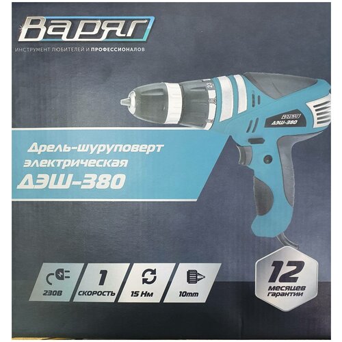 Дрель-шуруповерт электрическая Варяг ДЭШ-380 233500₽