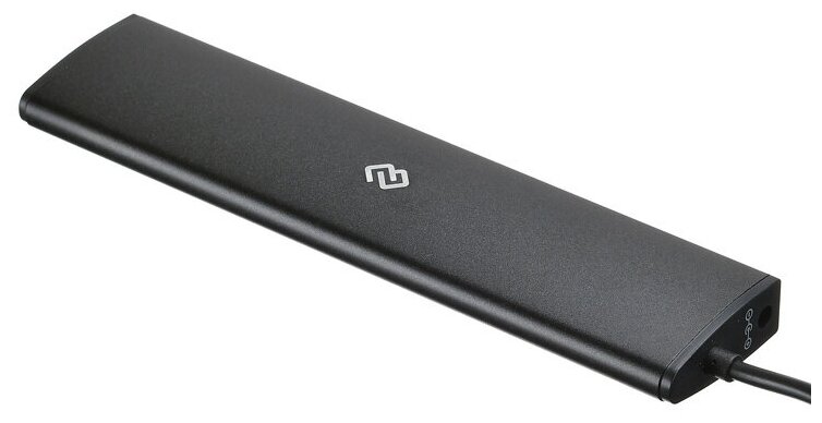 Разветвитель USB-C Digma HUB-7U20-UC-B черный