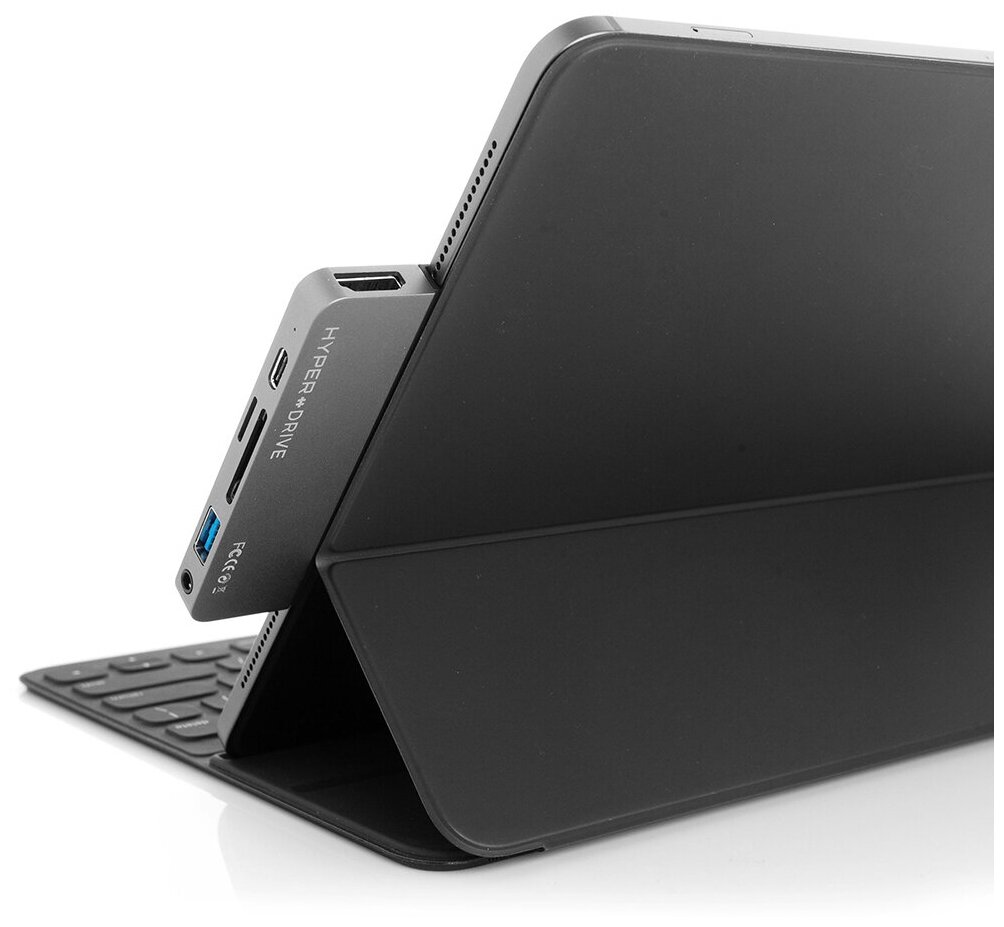 USB-хаб HyperDrive 6-in-1 USB-C Hub для iPad Pro iPad Air iPad mini серый космос HD319B-GRAY