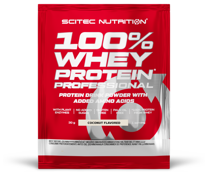100% Whey Protein Professional, 30 г, Coconut / Кокос