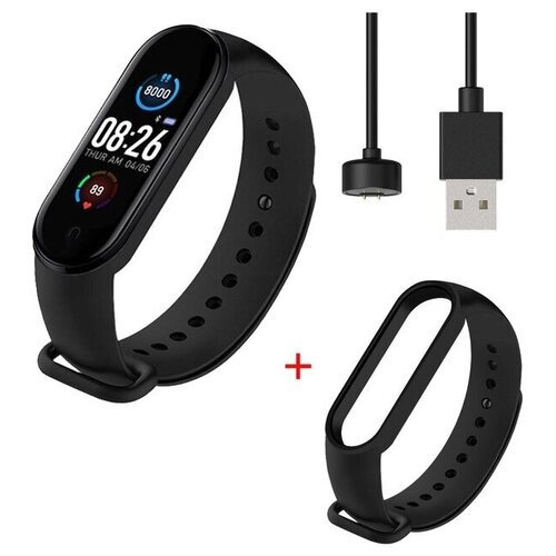 Фитнес Браслет Смарт Часы Smart watch M5 Pro фитнес трекер ip67 smart bracelet Смарт Часы Ремешок М5 М6 лиловый 54200₽