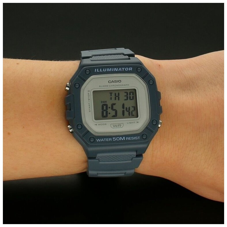 Наручные часы CASIO Standard, голубой — фото 1