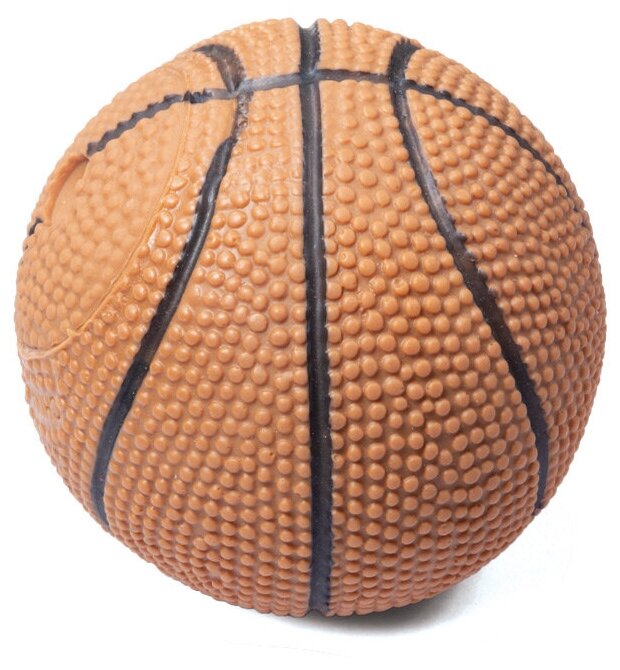 Triol игрушка из винила "Мяч баскетбольный" для собак 7 см.