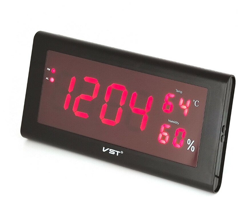 Часы настенные (температура влажность) VST 795S-1