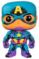 Фигурка Funko POP! Bobble Marvel Black Light Captain America (Exc) 48845