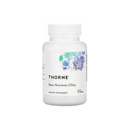 Thorne Research Basic Nutrients 2/Day (базовые питательные вещества для приема 2 капсул в день) 60 капсул