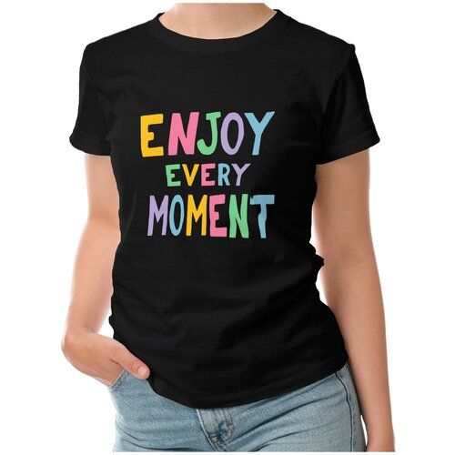 фото Футболка roly, размер s, черный