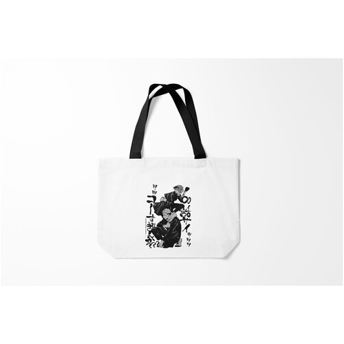 фото Сумка-шоппер / 46х35 см / аниме / магическая битва burnettie