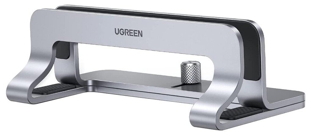 Подставка для ноутбука Ugreen вертикальная для одного устройства с диагональю до 156 металлическая цвет серебристый (20471)