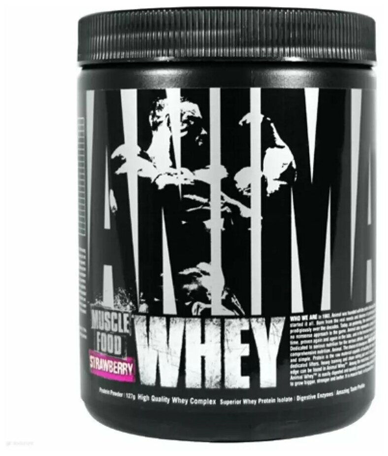 UNIVERSAL Протеин Animal Whey 127гр./клубника