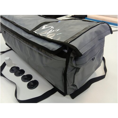 фото Бортовая сумка в лодку 80*30*30 (серая) globus