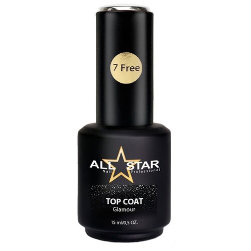 Топ без липкого слоя Top Coat All Star Glamour, 10 мл