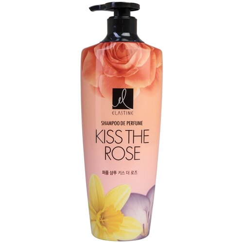 Парфюмированный шампунь Elastine для всех типов волос Kiss the rose 600ml