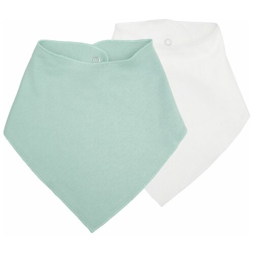 фото Amarobaby нагрудник nature, 2 шт., мята/сахар